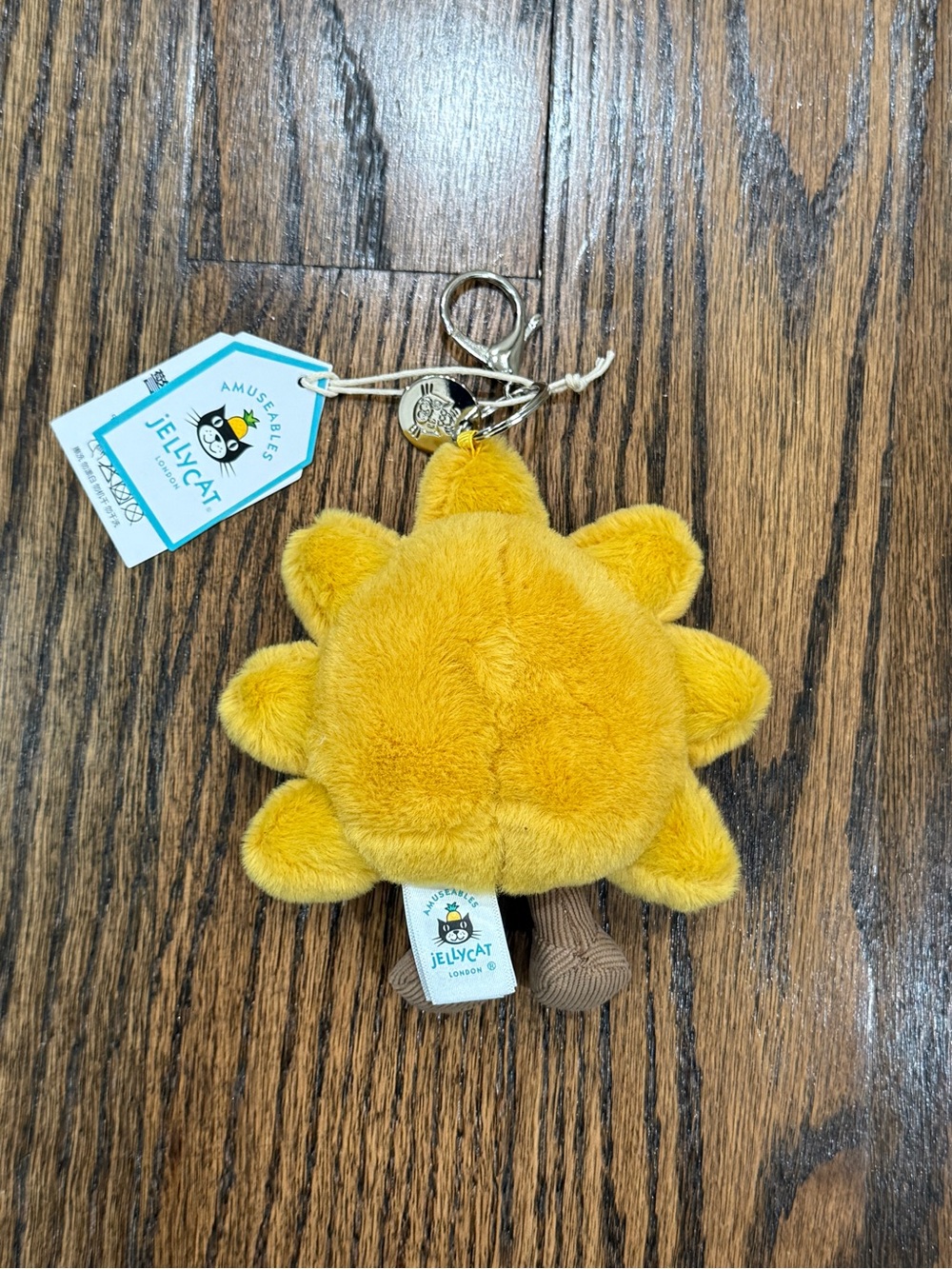 Jellycat Amuseable Sun Bag charm keychain NWT - Picture 3 of 6
